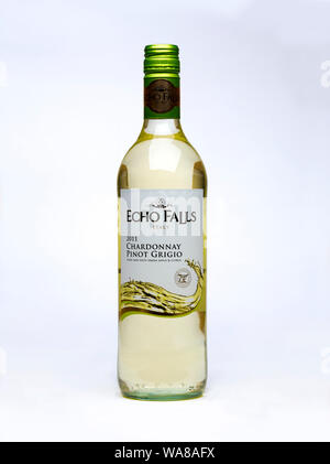 Echo Falls Pinot Grigio Chardonnay white wine Stock Photo
