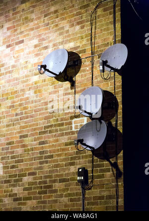 Sky TV satellite dishes Stock Photo
