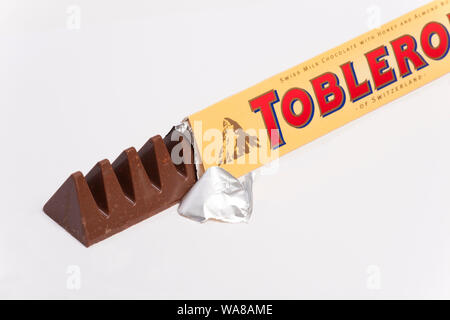 Mondelēz Toblerone bar Stock Photo