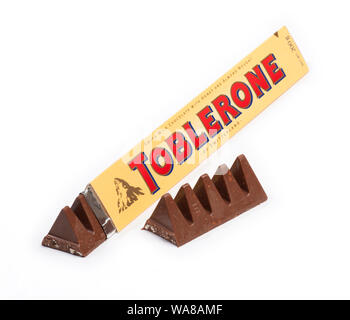 Mondelēz Toblerone bar Stock Photo