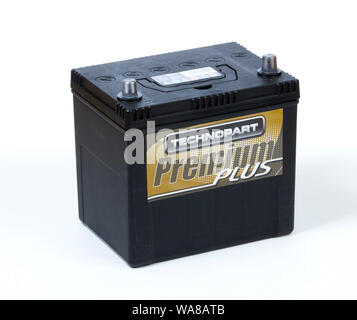 lead acid car battery Stock Photo