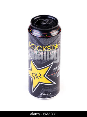 Rockstar energy drink Stock Photo