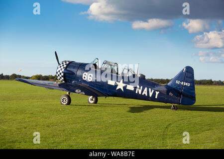 North American T-6 Texan aircraft (Also known as a North American Harvard) Stock Photo
