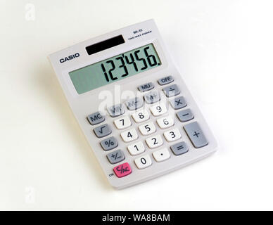 Casio calculator Stock Photo