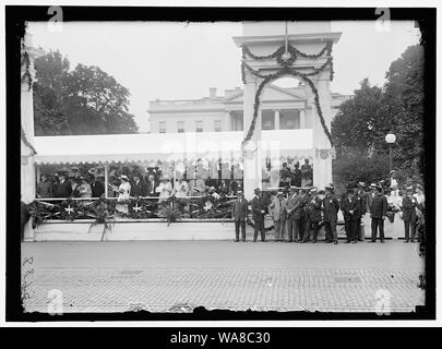 CONFEDERATE REUNION. PARADE. REVIEWING STAND Stock Photo