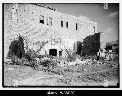 Caesarea. (Kaisarieh). West side of cathedral complex (showing St. Paul's prison) Stock Photo
