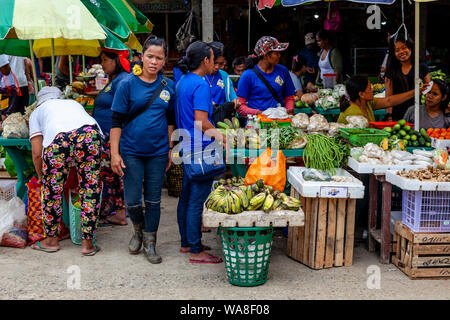 El Nido Street Market, El Nido, Palawan, The Philippines Stock Photo