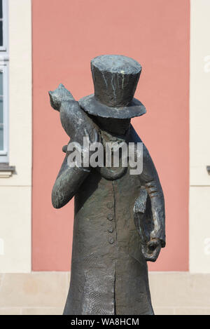 Statue of ETA Hoffmann Bamberg, Bavaria, Germany, EU Stock Photo - Alamy