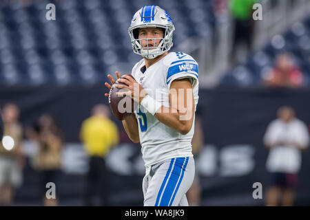 Detroit Lions running back Ty Johnson (38) runs the ball during an NFL  preseason football game against the New England Patriots in Detroit,  Friday, Aug. 9, 2019. (AP Photo/Paul Sancya Stock Photo - Alamy