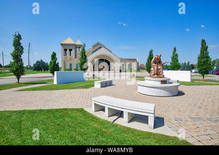 Kleinburg, Ontario, Canada-9 June, 2019: St. Padre Pio Church in Kleinburg in Vaughan, Ontario Stock Photo