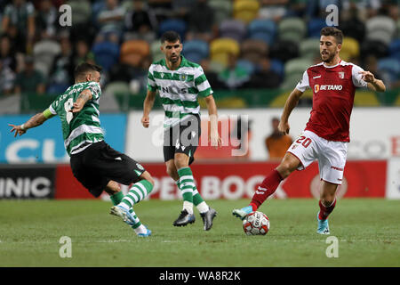 Paulinho Of Sc Braga Seen In Action During The League Nos 2019 20 Football Match Between Sporting Cp And Sc Braga In Lisbon Final Score Sporting Cp 2 1 Sc Braga Stock Photo Alamy