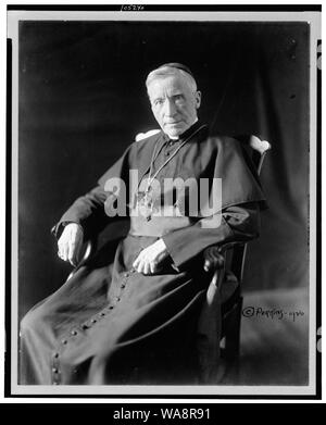Cardinal James Gibbons, three-quarter length portrait, seated, facing