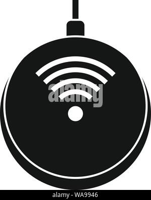 Super wireless charger icon. Simple illustration of super wireless charger vector icon for web design isolated on white background Stock Vector