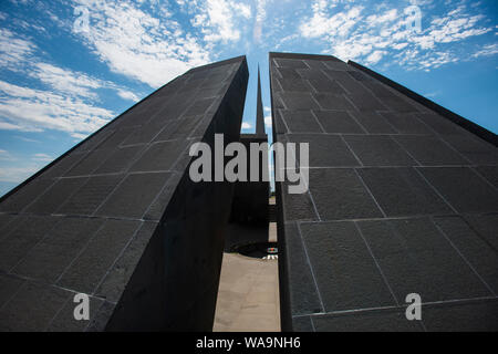 Tsitsernakaberd, Armenian Genocide Memorial, Monument & Museum, yerevan, armenia Stock Photo