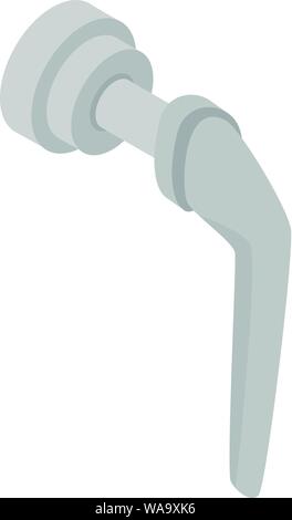 Artificial finger limb icon, isometric style Stock Vector
