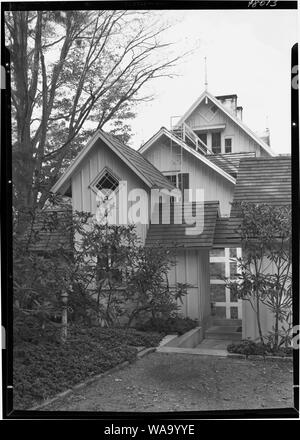 Childs Frick, residence in Roslyn, Long Island, New York. South facade ...