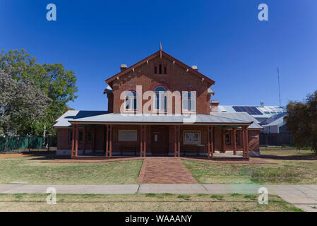 Historic Courthouse Walgett (1880) is of a Victorian Regency style and ...