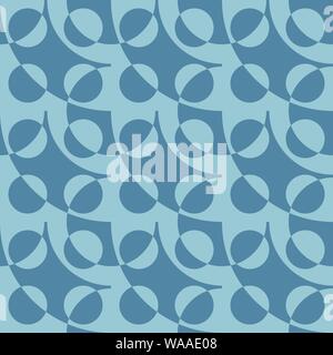 Abstract flat seamless pattern with contrast bubbles. Timeless simple vector pattern for textile, prints, fabric, wallpaper, wrapping paper, web etc. Stock Vector