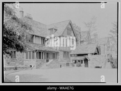 Clarence McK. Lewis, Skylands Farm, residence in Sterlington, New York. Stock Photo