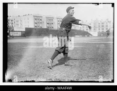 Clark Griffith, Cincinnati, NL, at Hilltop Park, New York City (baseball) Stock Photo
