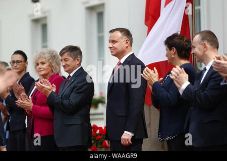 May 27, 2019 Warsaw, Poland. Pictured: Andrzej Duda Stock Photo