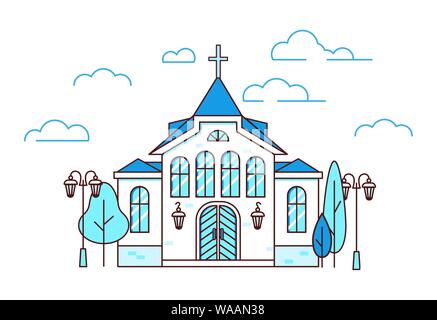 FREE! - Church Colouring Page for Early Years | Colouring Sheets