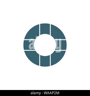 Lifebuoy related vector glyph icon. Stock Vector