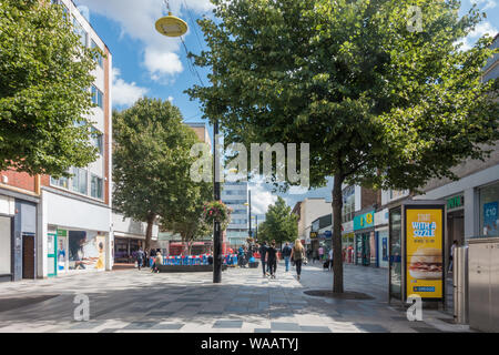 A view of Slough High Street in the UK Stock Photo - Alamy