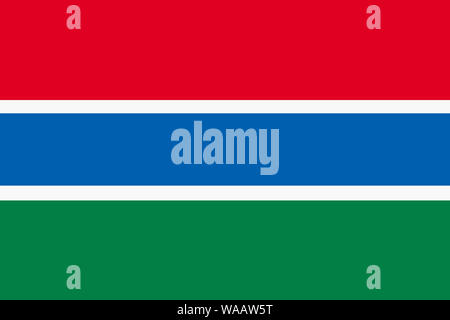 A Flag of Gambia background illustration large file Stock Photo