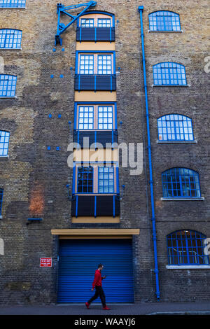 Image showcasing Apartments in a converted warehouse, Wapping, a redeveloped former ...