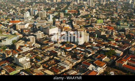 Cebu city overview is the capital city of the province of Cebu and is the second city of the Philippines after Metro Manila. Stock Photo