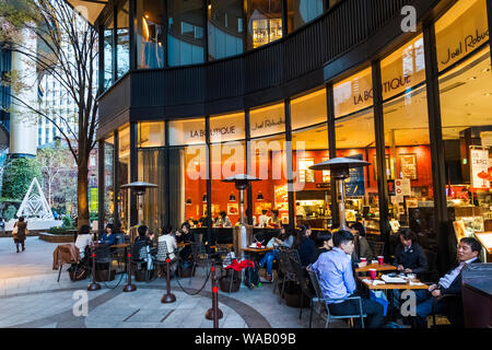 Japan, Honshu, Tokyo, Marunouchi, Nakadori Street, Brick Square, La Boutique de Joel Robouchon Patisserie and Boulangerie Coffee Shop, 30076083 Stock Photo