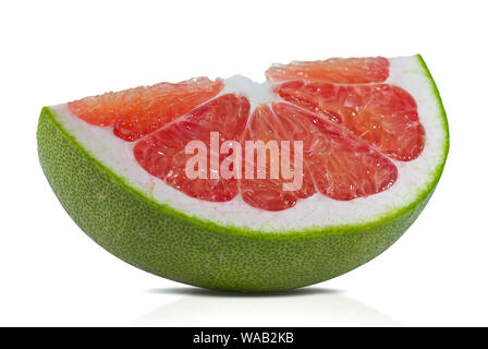 Pomelo or grapefriut isolated on white background Stock Photo