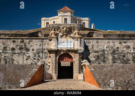 Forte de Nossa Senhora da Graça (Fort of Graca) aka Conde de Lippe Fort, in Elvas, Alto Alentejo, Portugal Stock Photo