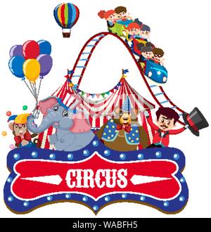 Circus animals and ring master illustration Stock Vector Image & Art ...