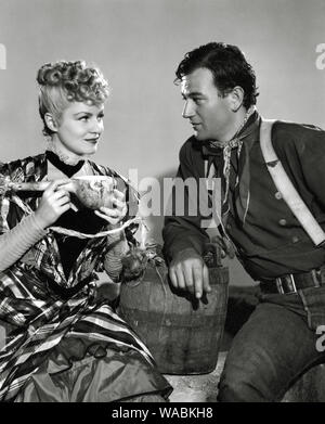 John Wayne, Claire Trevor / Stagecoach 1939 directed by John Ford Stock ...