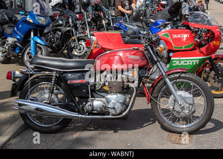 Triumph Trident T150V Stock Photo