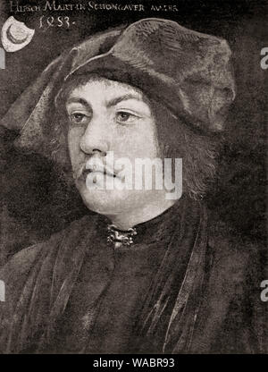 Martin Schongauer, c. 1450–53 - 1491, an Alsatian engraver and painter. Stock Photo