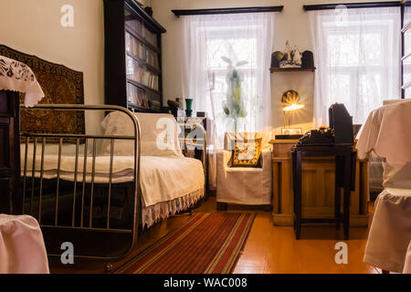 Yekaterinburg, Russia - January 17, 2019: vintage interior of a private house of the early 20th century (Memorial House-Museum of P. Bazhov) Stock Photo