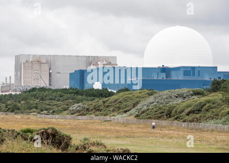 Sizewell A Magnox Nuclear Power Station Suffolk England UK Stock Photo ...