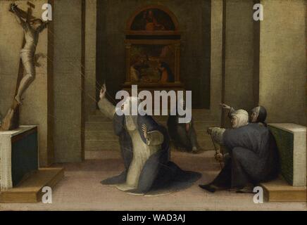 Saint Catherine of Siena Receiving the Stigmata - by Giovanni di Paolo ...