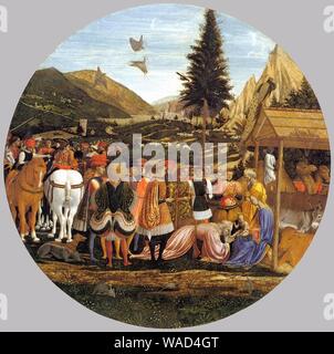 Domenico Veneziano - The Adoration of the Magi Stock Photo - Alamy