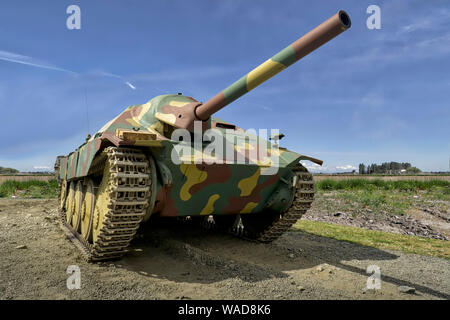 Jagdpanzer Hetzer tank destroyer Stock Photo