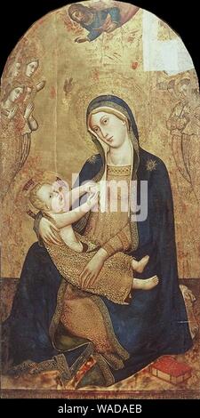 Don Silvestro dei Gherarducci - Madonna and Child (Galleria dell'Accademia, inv. 3161). Stock Photo
