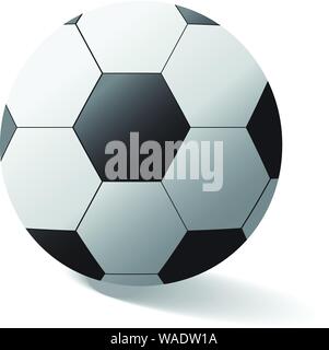 Soccer ball isolated on white background Stock Vector Image & Art - Alamy