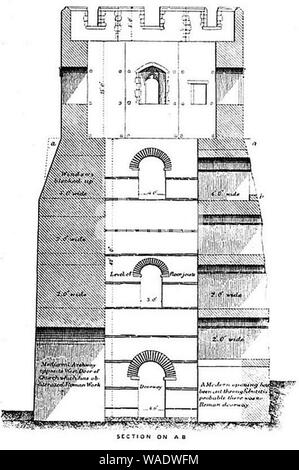 Dover Pharos inside view Stock Photo - Alamy