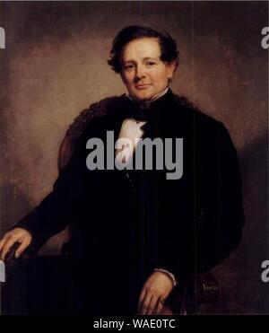 Dr. William Grosvenor by George Peter Alexander Healy. Stock Photo