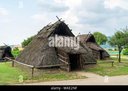 Shinano no Mura, Shinano no Sato Historical Park, Chikuma City, Nagano Prefecture, Japan Stock Photo