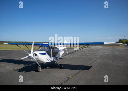 Jabiru 2200 aircraft on ground, Lappeenranta Finland Stock Photo