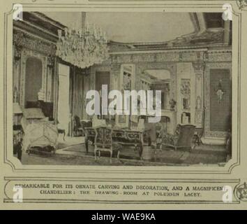 Drawing Room Polesden Lacey 1923. Stock Photo